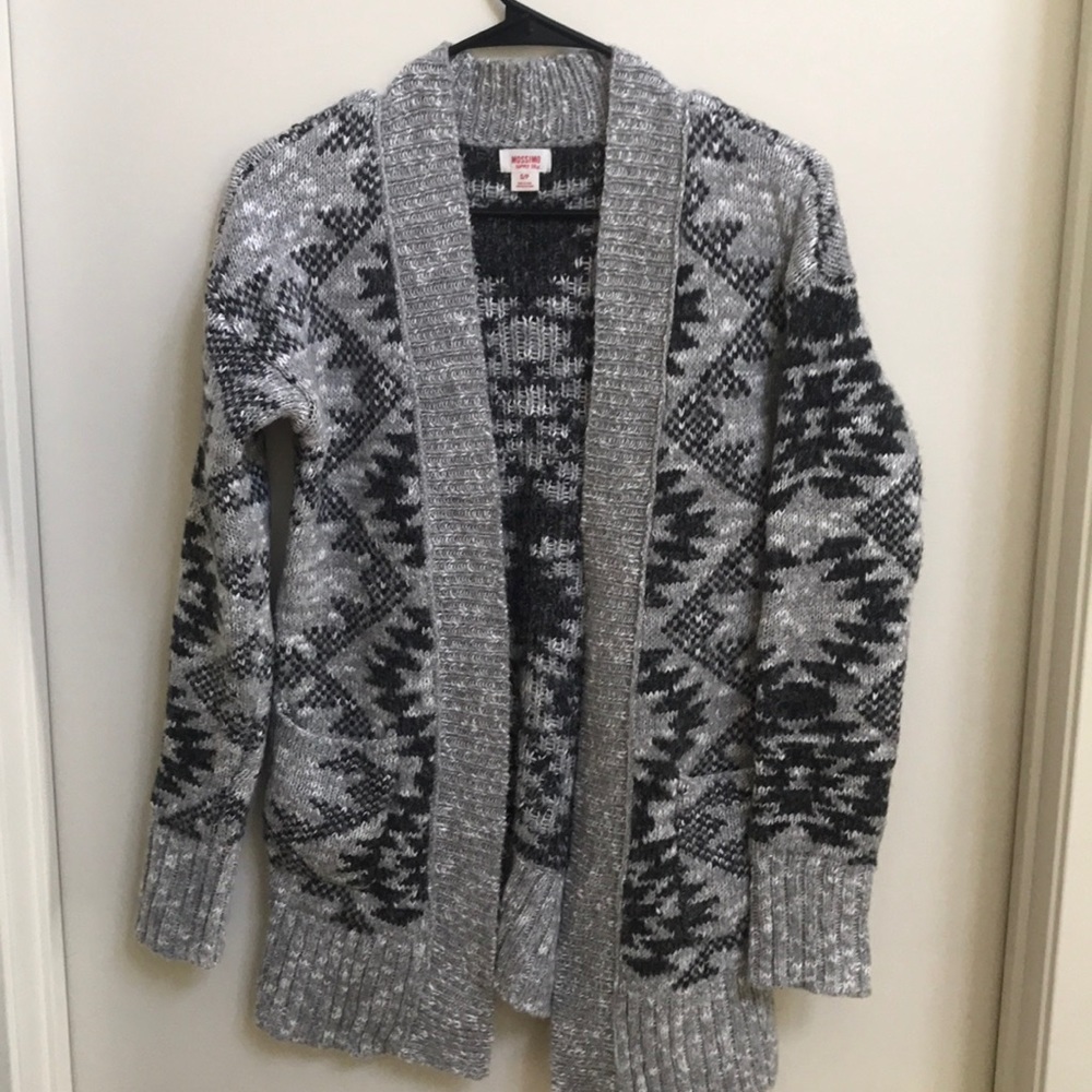 Mosimo tribal print cardigan.